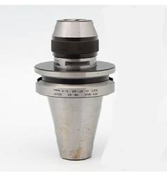 Llambrich High Precision Short Keyless Drill Chuck with Integrated Shank (NPU08-BT40)