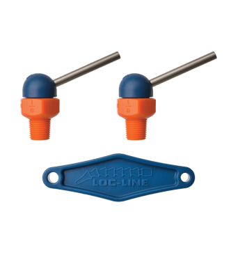 Loc-Line 1/8" (CT Style) High Pressure Turret 1.25" Nozzles - pack of 2 (72013, 79013, 72017, 79017, 72021, 79021, 72025, 79025)