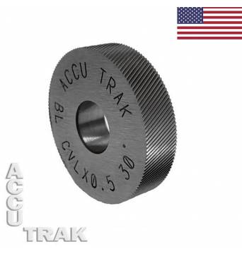 Accu Trak "CV" Series Metric Cut Type Knurls Circular Pitch Hi-Cobalt Steel